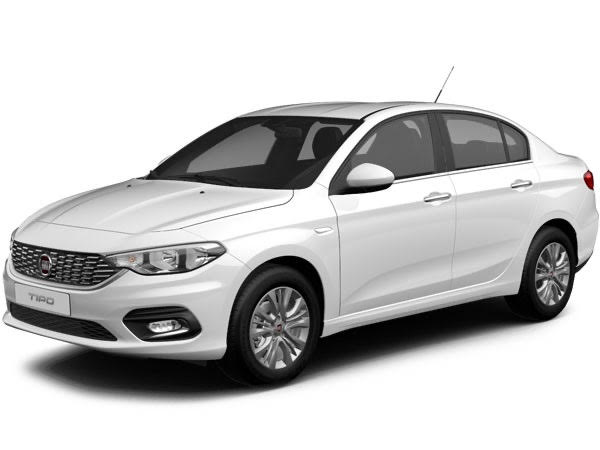 Fiat Tipo family car for rent in Naxos
